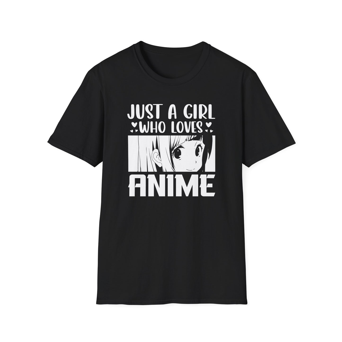 Just A Girl Who Loves Anime Otaku Waifu Style T-Shirt