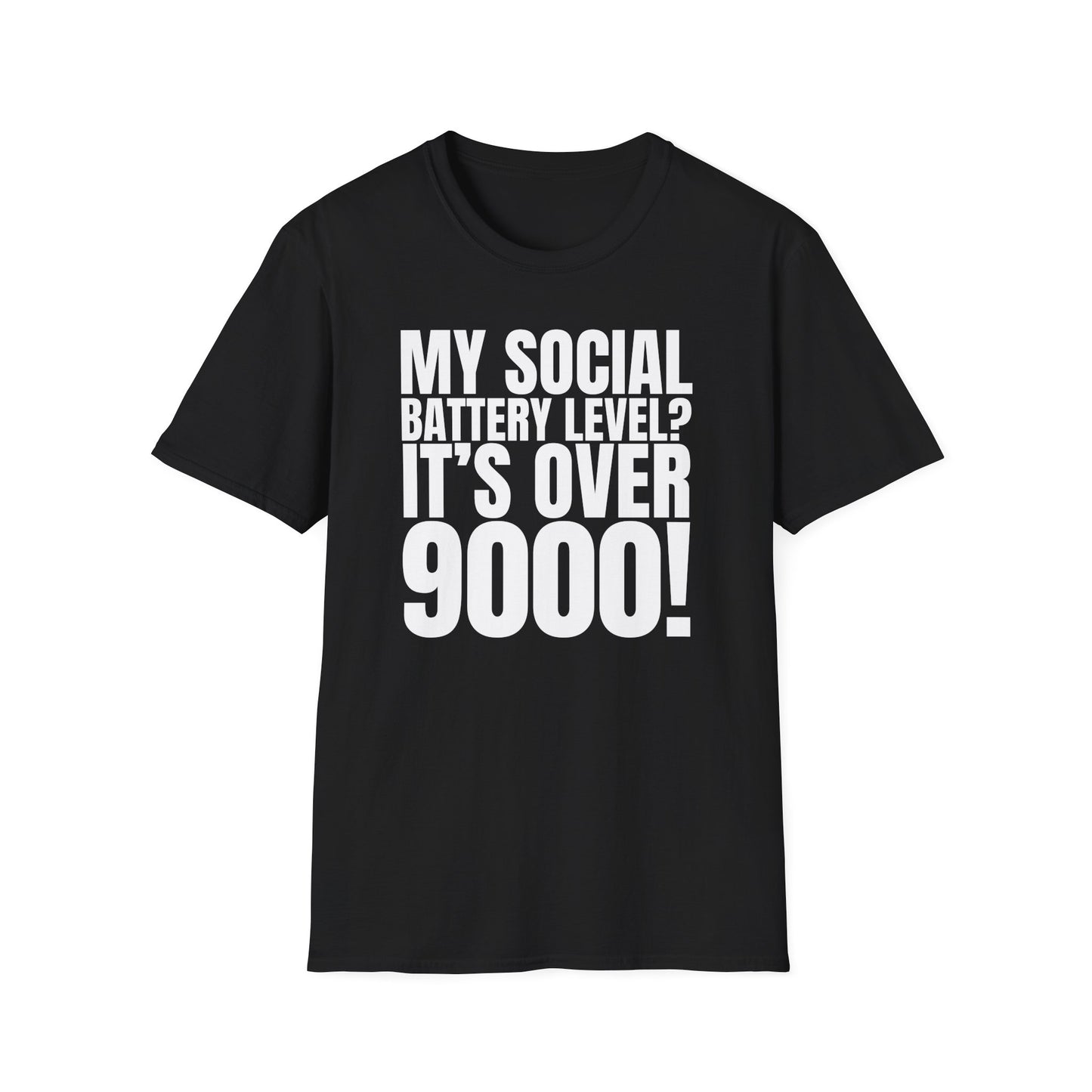 Social Battery Level - Funny Anime Tee