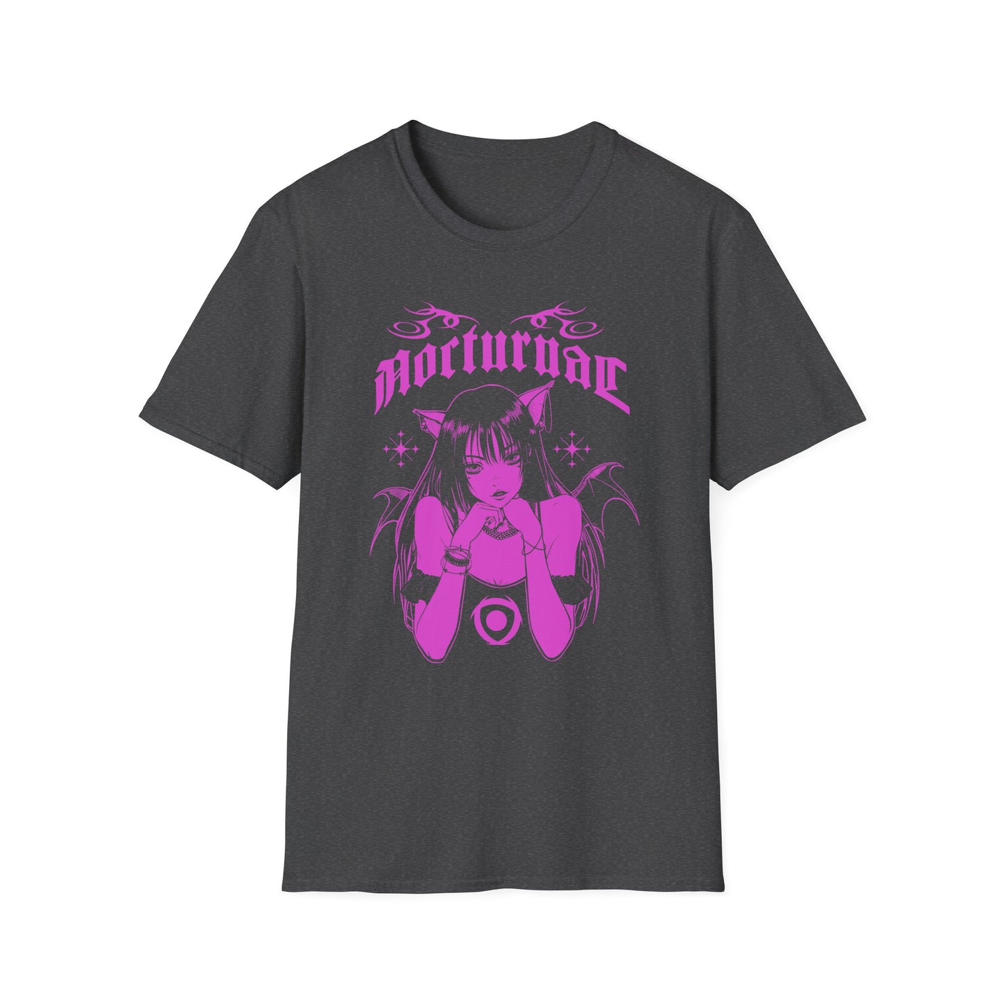 Nocturnal Anime Demon Girl Japanese Manga Style T-Shirt