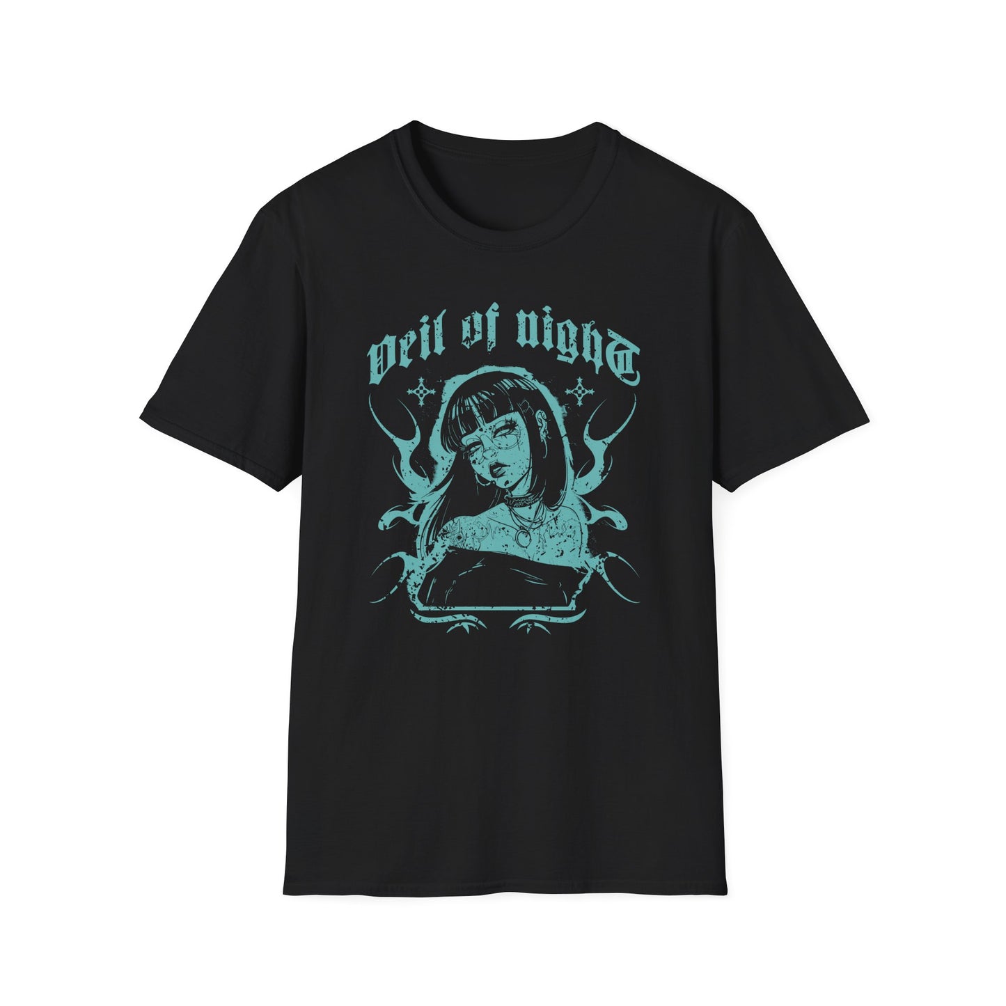 Veil of Night Gothic Anime Girl Japan Lover T-Shirt