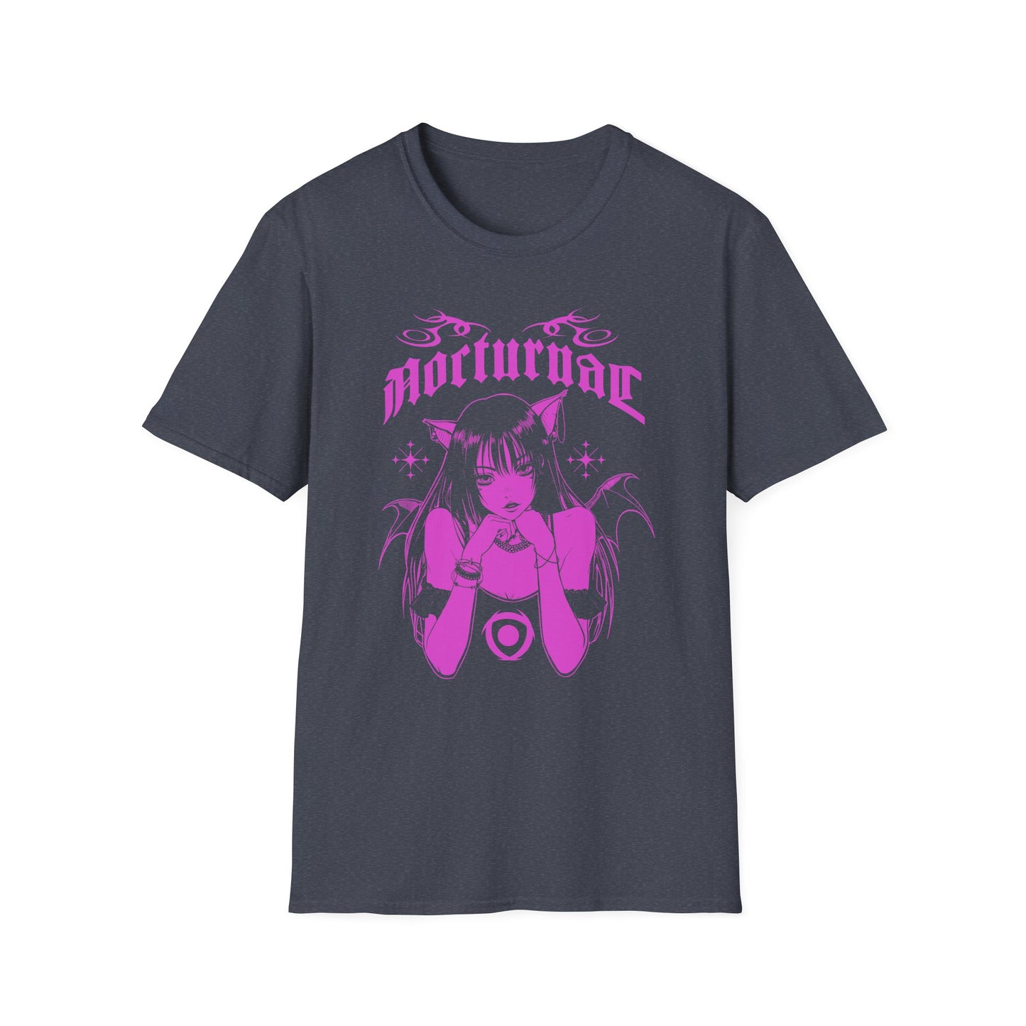 Nocturnal Anime Demon Girl Japanese Manga Style T-Shirt