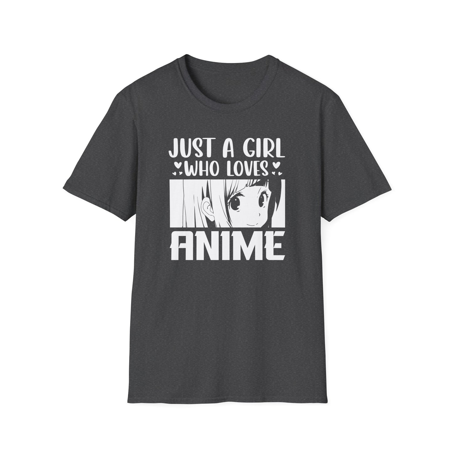 Just A Girl Who Loves Anime Otaku Waifu Style T-Shirt