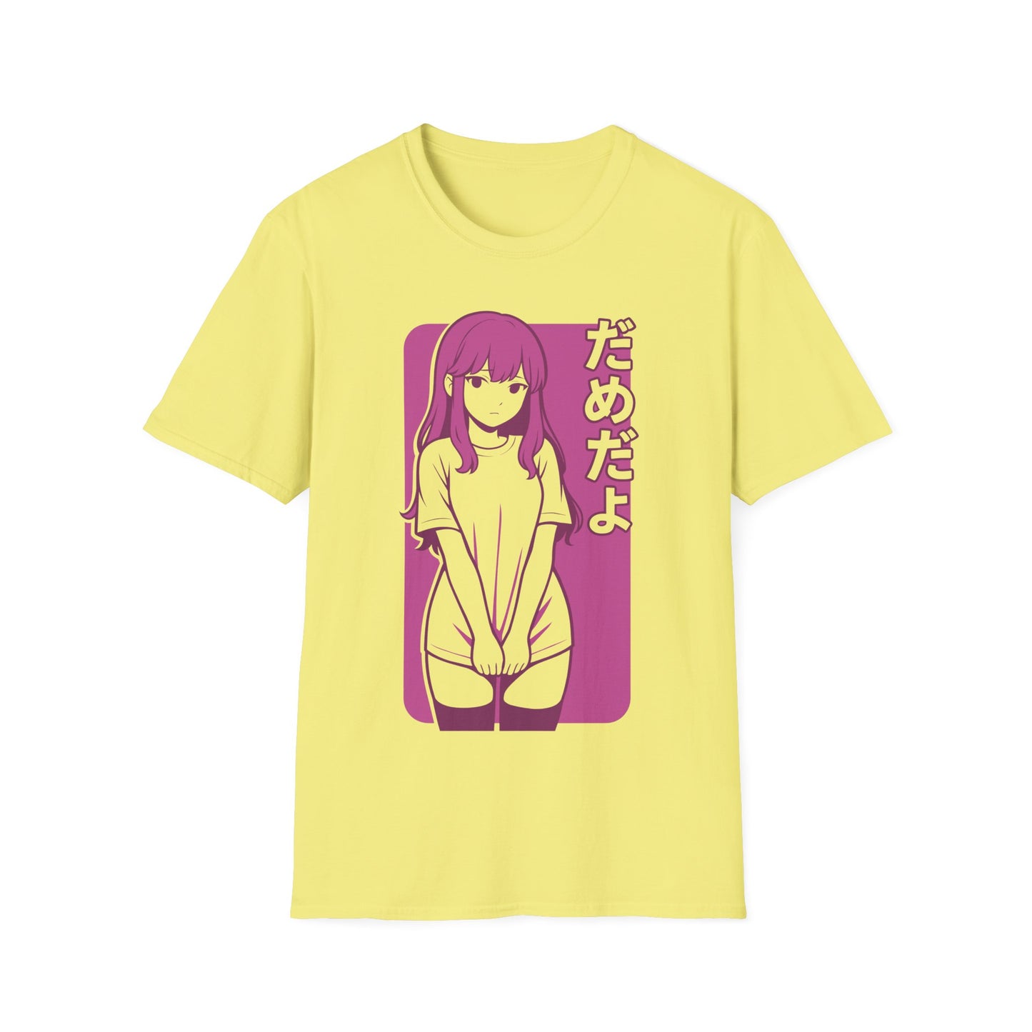Anime Girl Damedayo Meme Japanese Text Design Anime T-Shirt