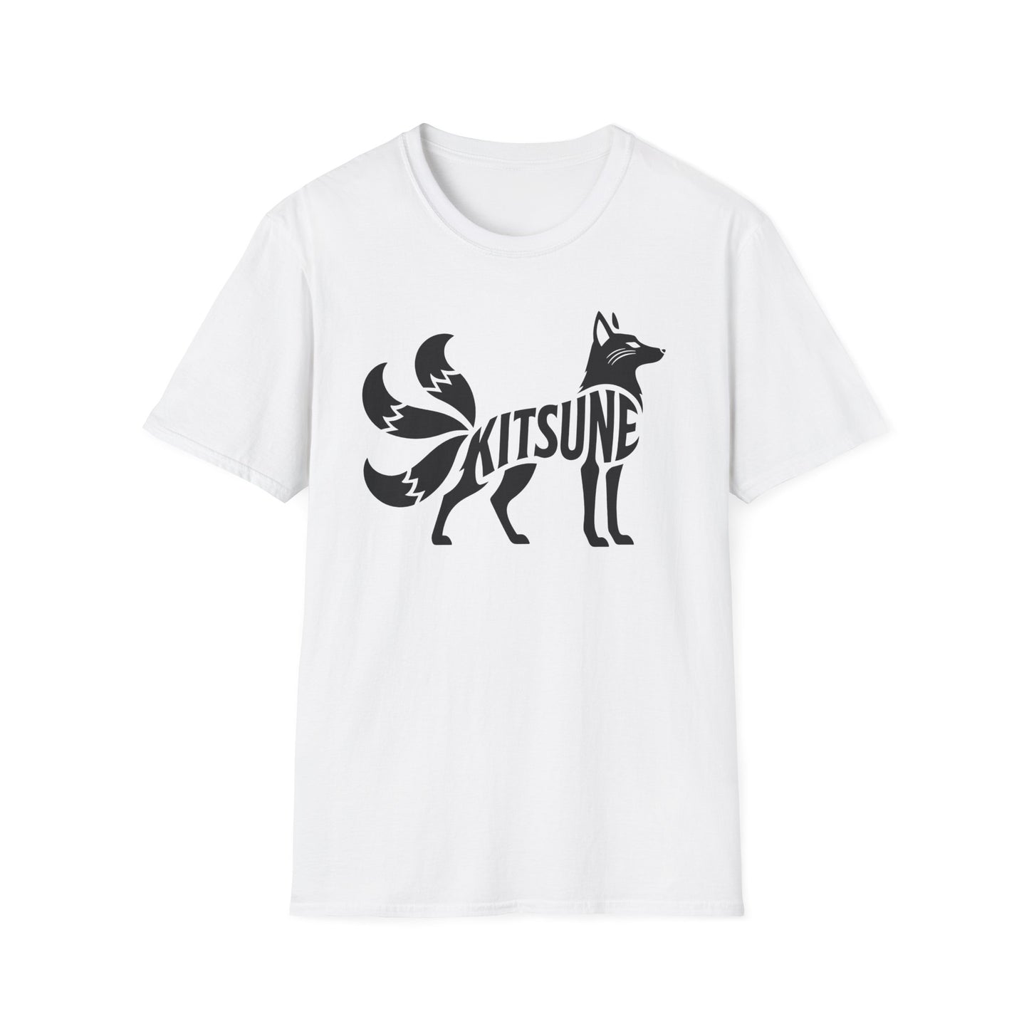 Kitsune Nine Tailed Fox Japanese Anime Spirit T-Shirt