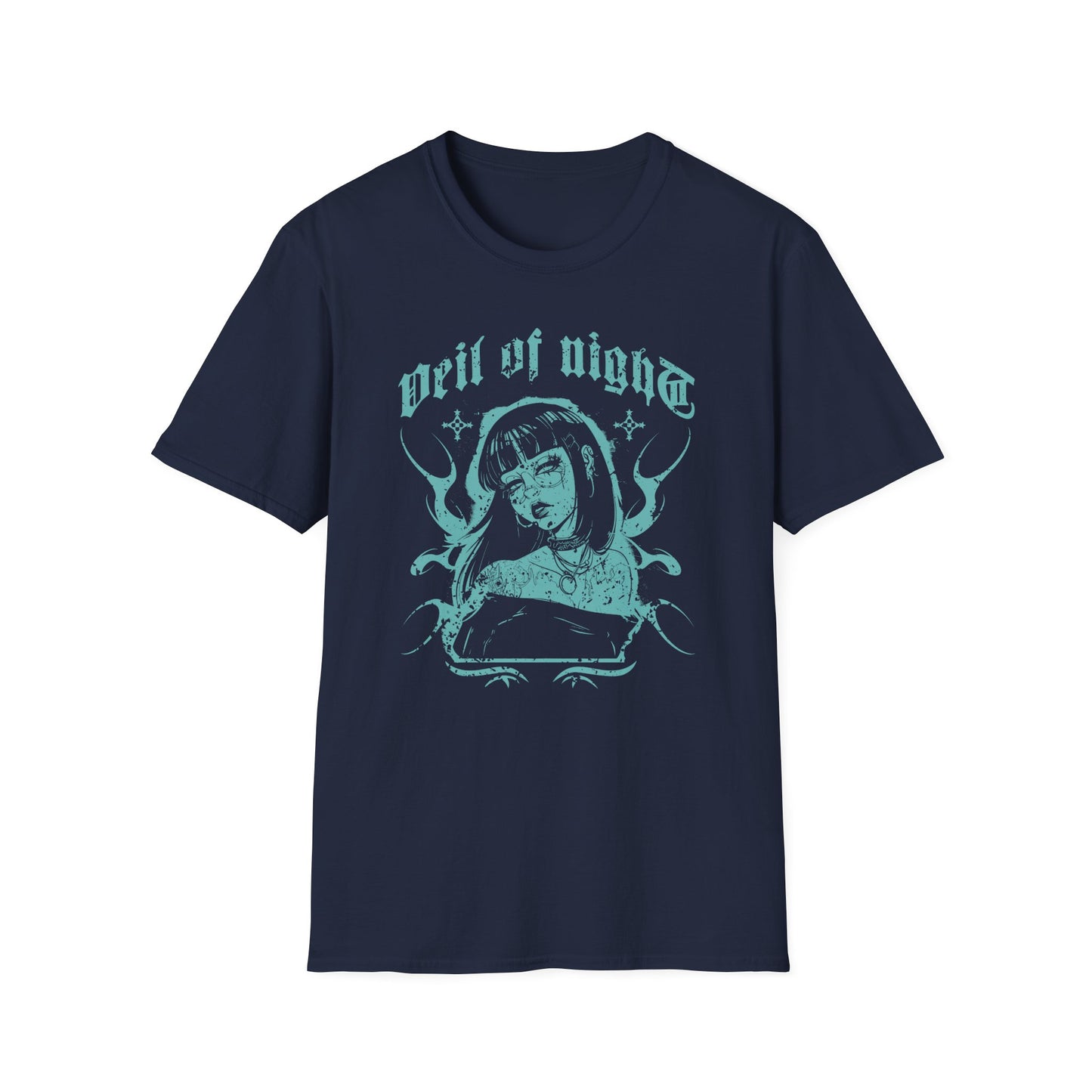 Veil of Night Gothic Anime Girl Japan Lover T-Shirt