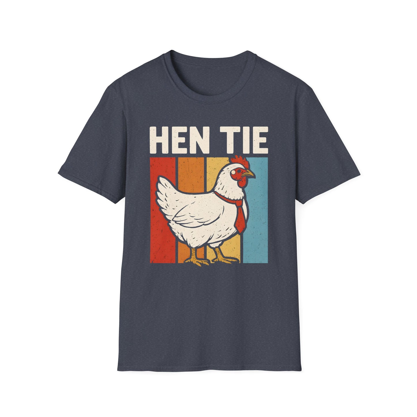 Hen Tie Funny Pun Japanese Inspired Design Graphic T-Shirt