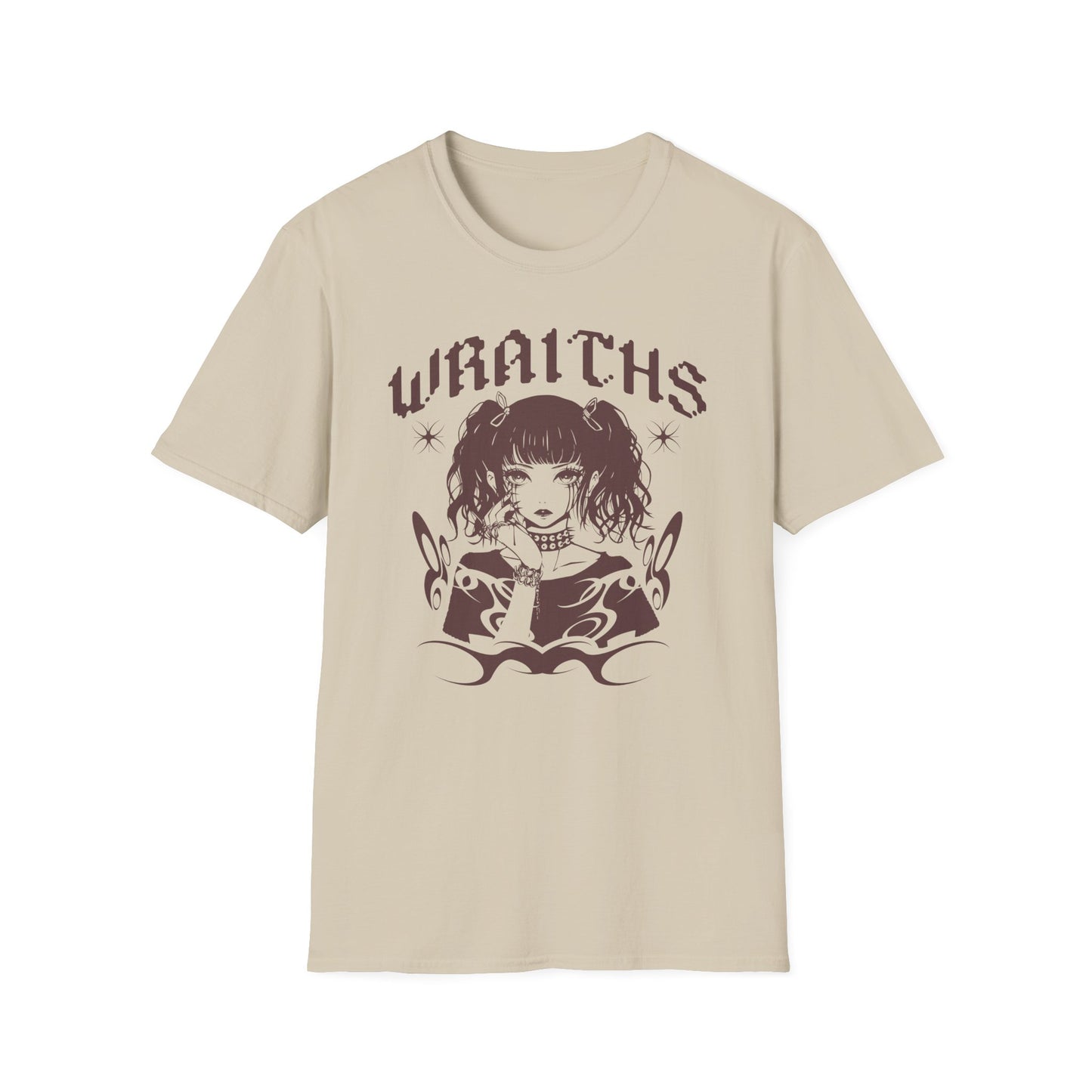 Wraiths Anime Girl Emo Aesthetic Japan Style Manga T-Shirt
