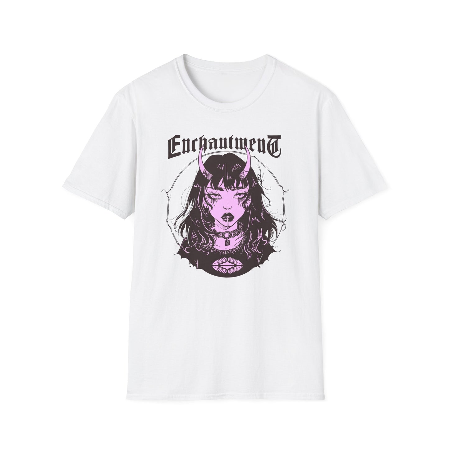 Enchantment Anime Girl Graphic Occult Design Otaku Streetwear T-Shirt