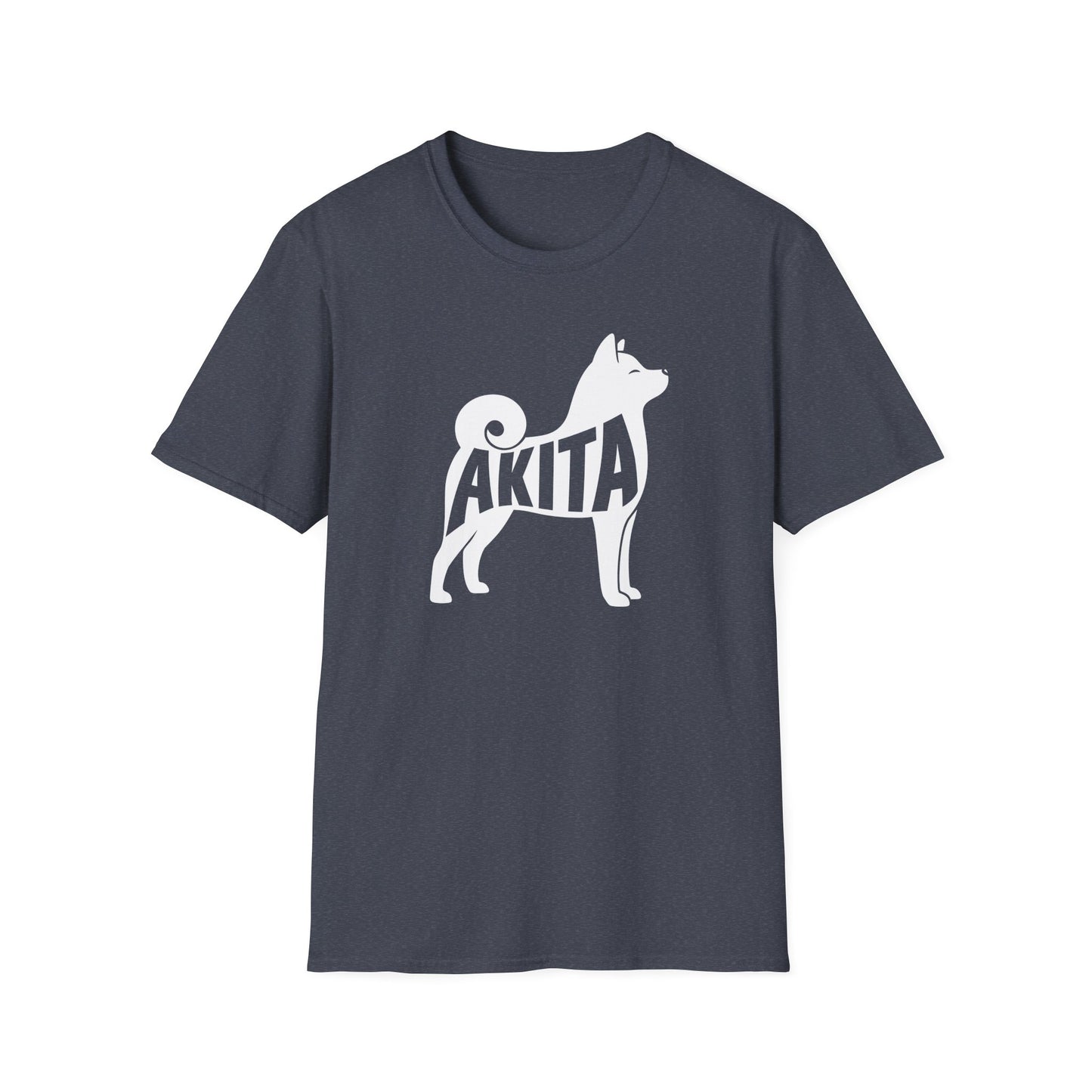 Akita Dog Breed Japanese Anime Lover Silhouette T-Shirt