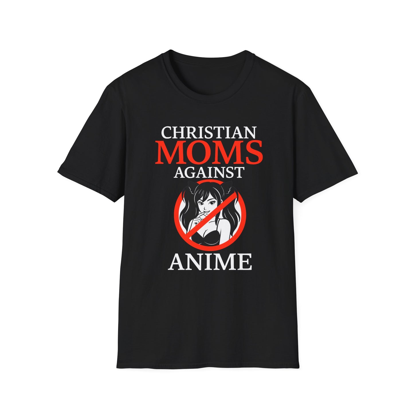 Christian Moms Against Anime Funny Otaku Japan T-Shirt