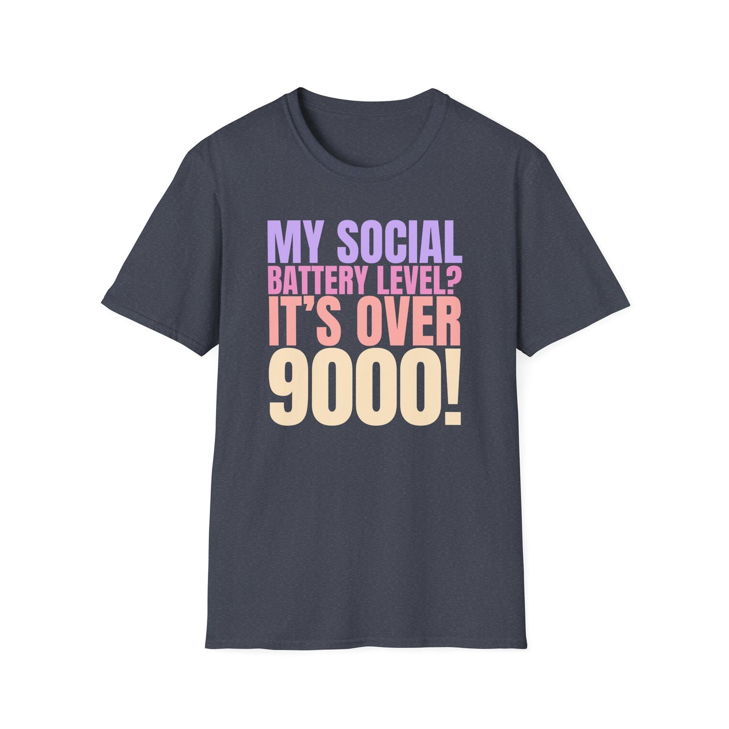 Social Battery Level - Funny Anime Tee