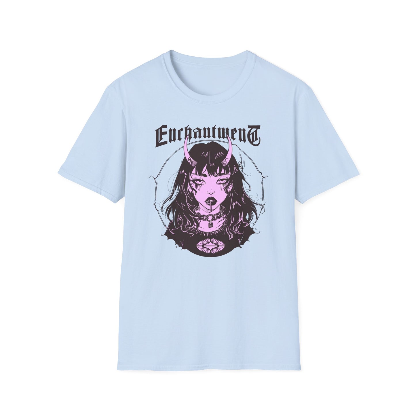 Enchantment Anime Girl Graphic Occult Design Otaku Streetwear T-Shirt