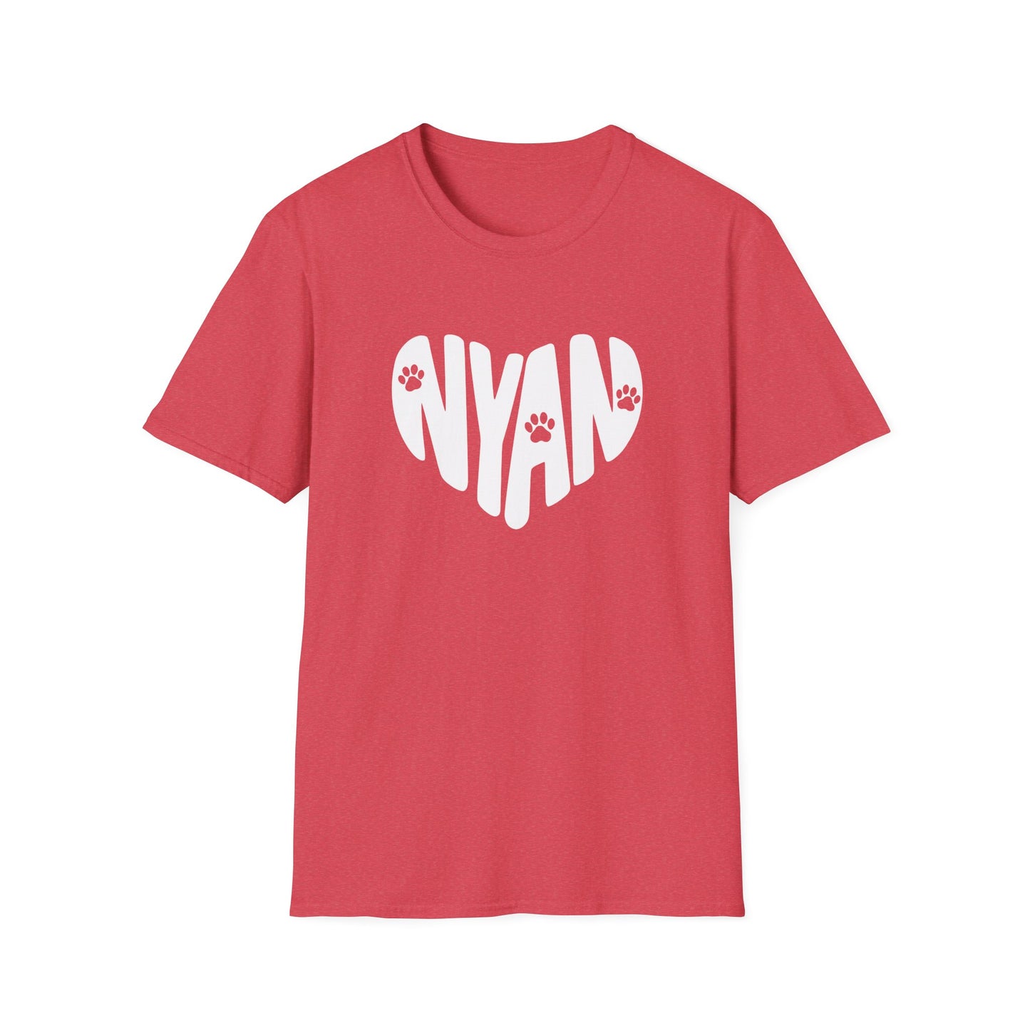 Nyan Heart - Cute Cat Lover Tee