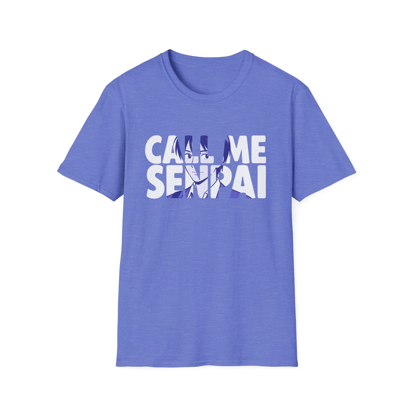 Call Me Senpai Anime Styled Text Cool Japanese Culture T-Shirt