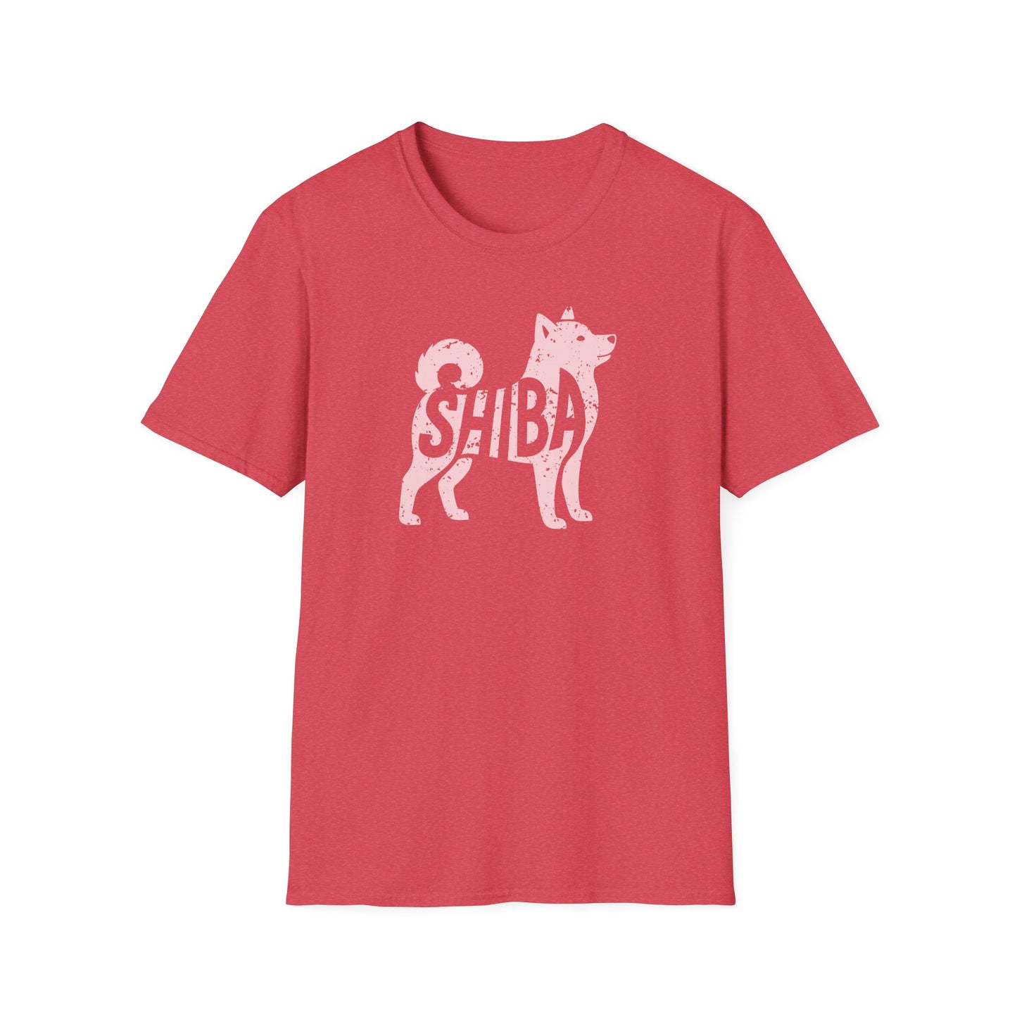 Shiba Inu Silhouette with Lettering Japanese Dog Breed T-Shirt