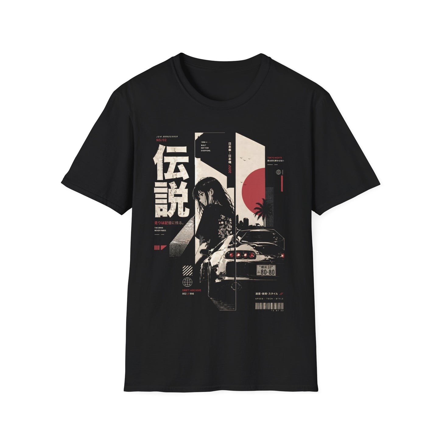 Tokyo Nights - JDM Anime Japanese Car Shirt