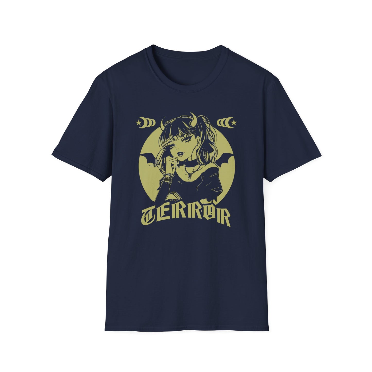 Terror Anime Girl with Wings Japan Inspired Otaku T-Shirt
