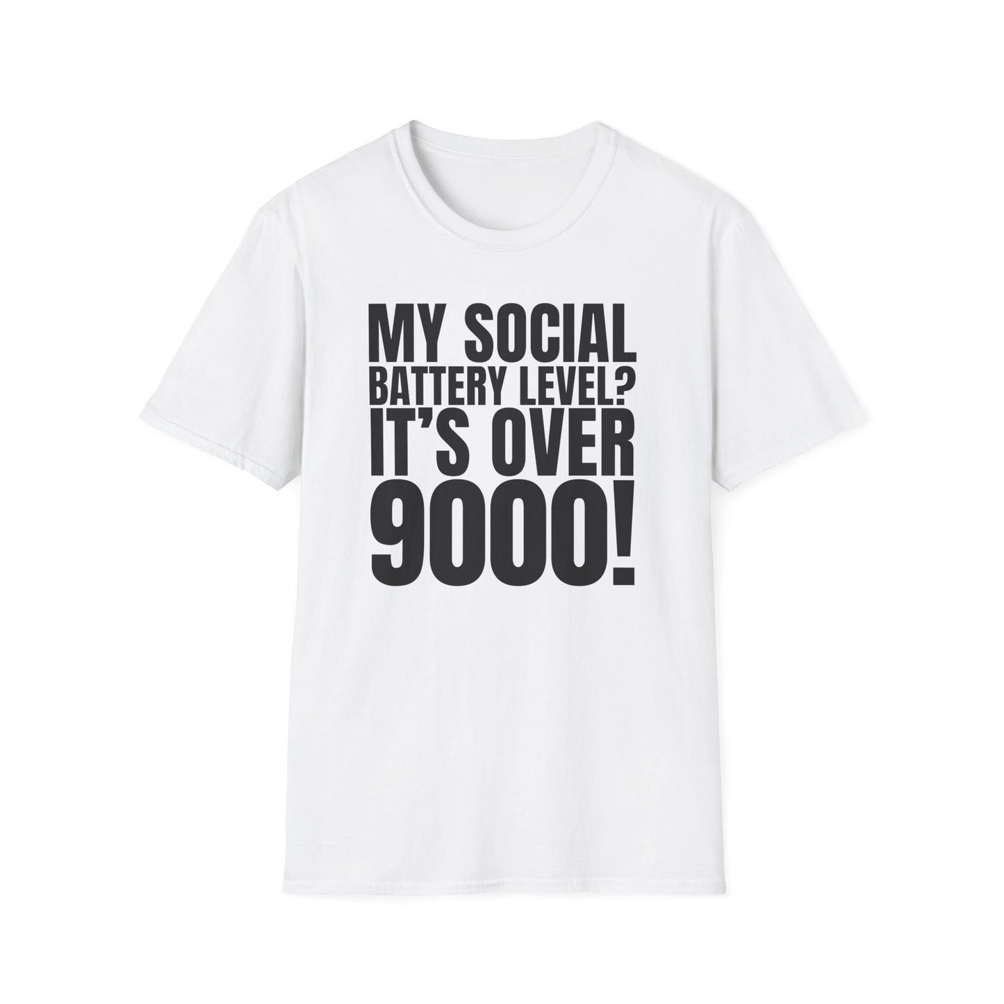 Social Battery Level - Funny Anime Tee