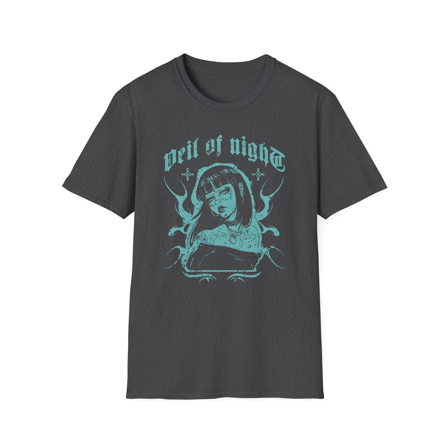 Veil of Night Gothic Anime Girl Japan Lover T-Shirt