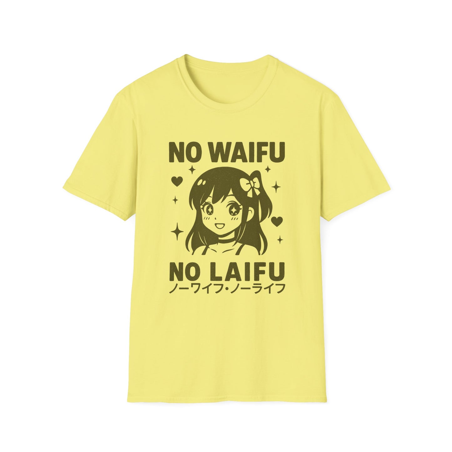 No Waifu No Laifu With Anime Girl Japan Pop T-Shirt