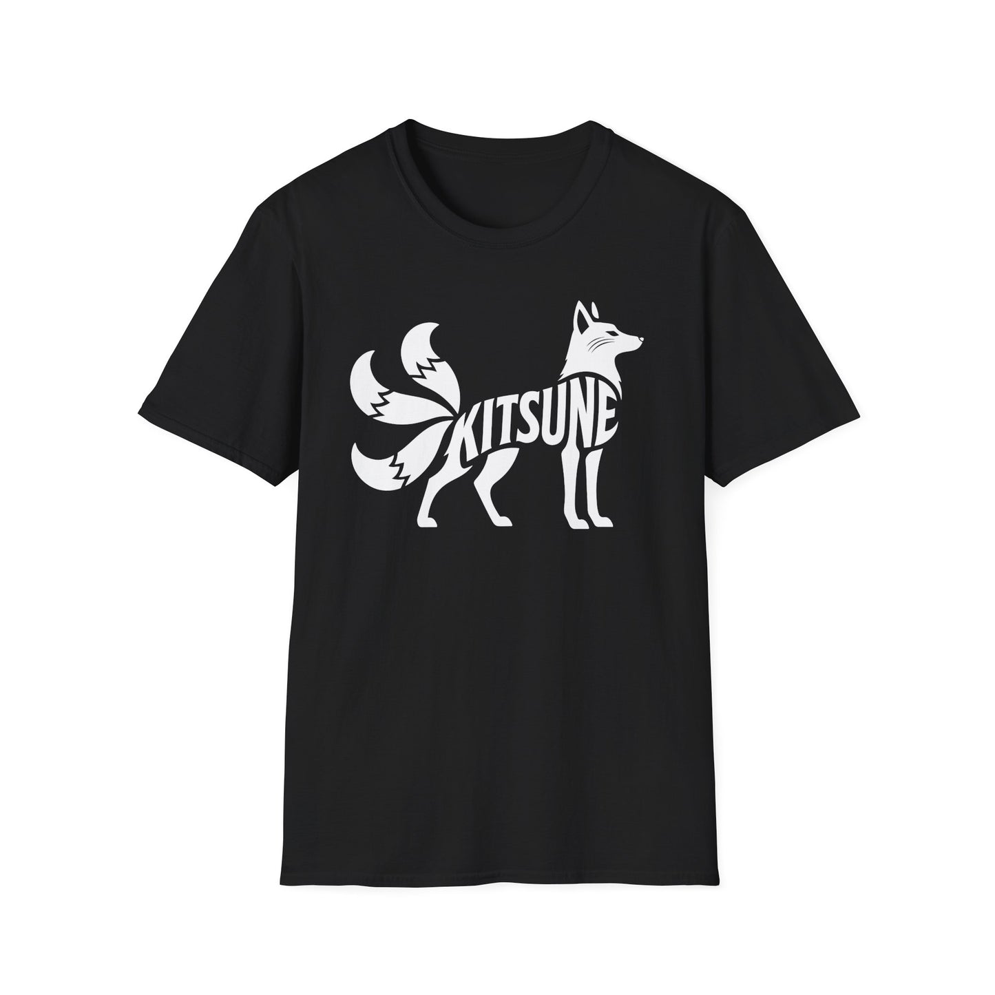 Kitsune Nine Tailed Fox Japanese Anime Spirit T-Shirt
