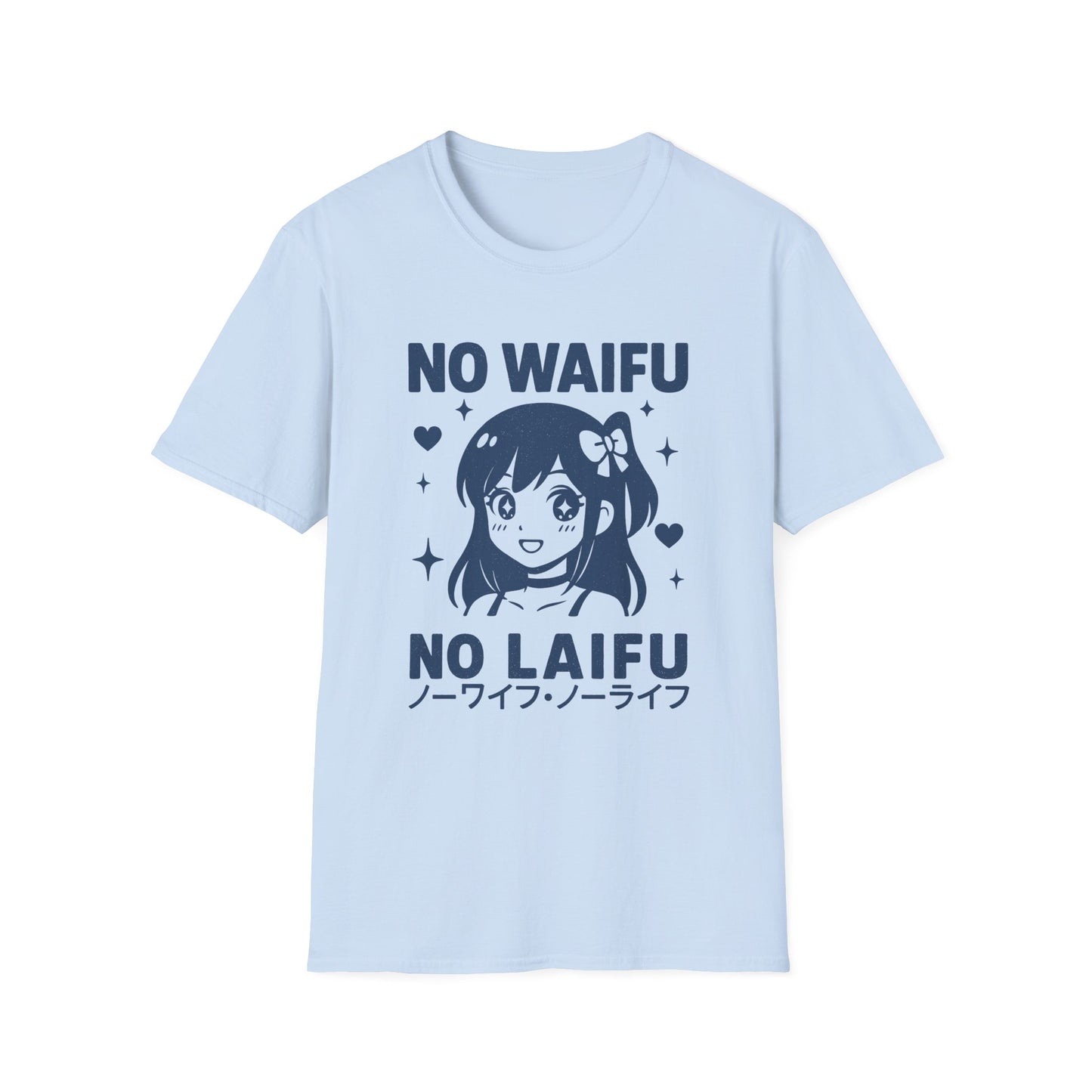 No Waifu No Laifu With Anime Girl Japan Pop T-Shirt