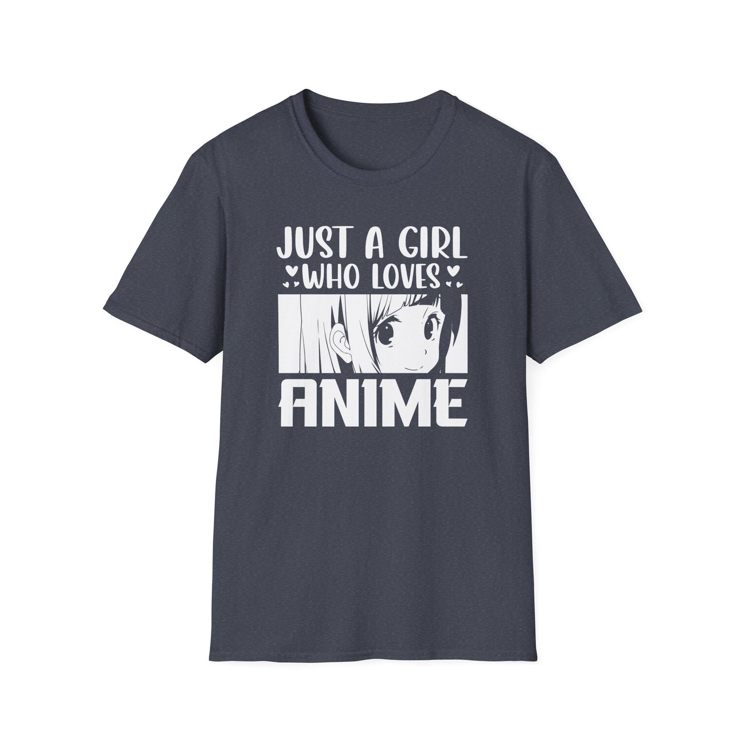 Just A Girl Who Loves Anime Otaku Waifu Style T-Shirt