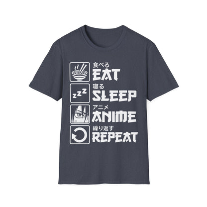 Anime Eat Sleep Repeat T-Shirt
