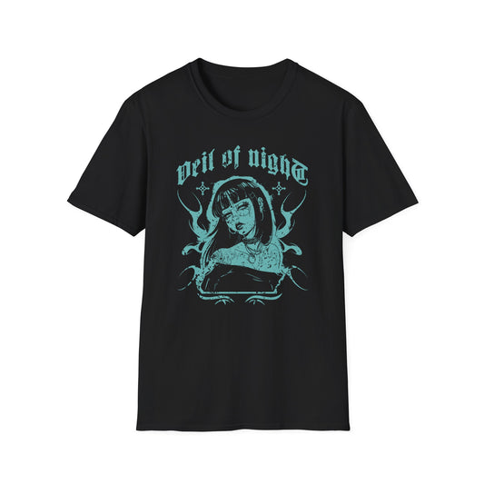 Veil of Night Gothic Anime Girl Japan Lover T-Shirt
