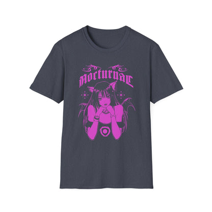 Nocturnal Anime Demon Girl Japanese Manga Style T-Shirt