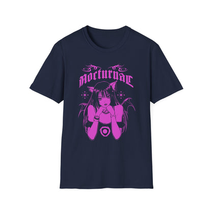 Nocturnal Anime Demon Girl Japanese Manga Style T-Shirt