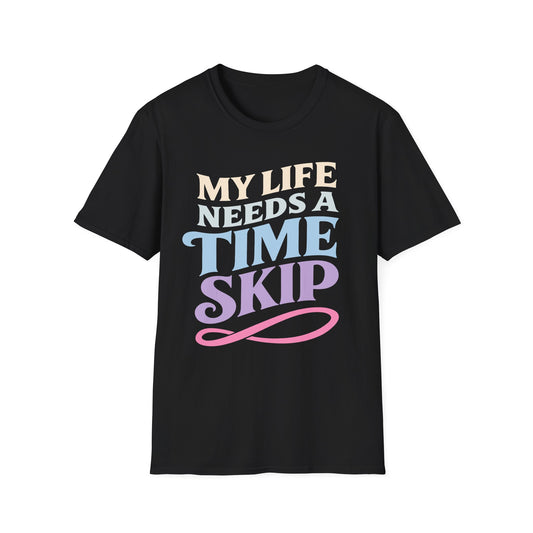 Anime Time Skip - Funny T-Shirt