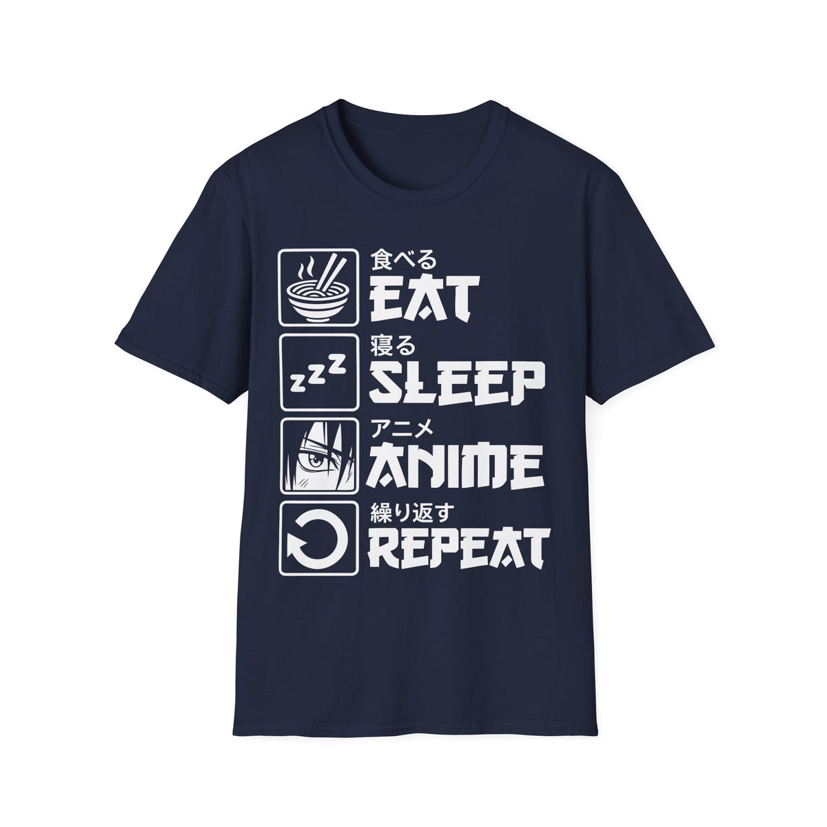 Anime Eat Sleep Repeat T-Shirt