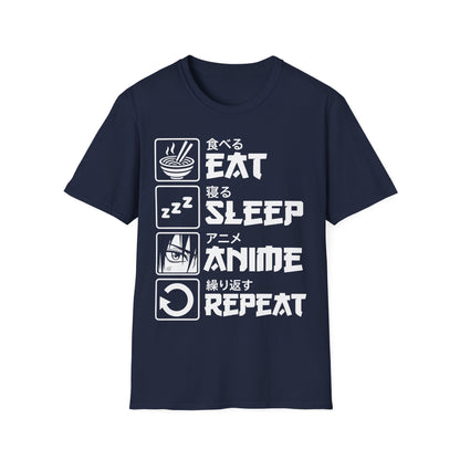 Anime Eat Sleep Repeat T-Shirt