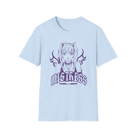 Mistress Dark Anime Girl with Wings Manga Otaku T-Shirt