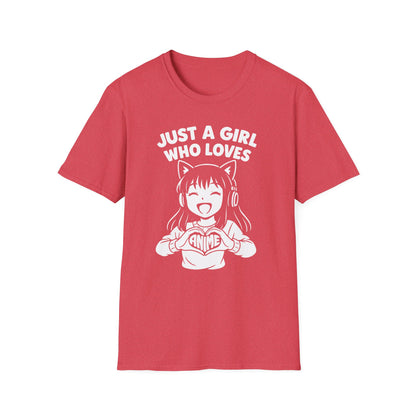 Just a Girl Who Loves Anime Japanese Pop Culture Anime T-Shirt