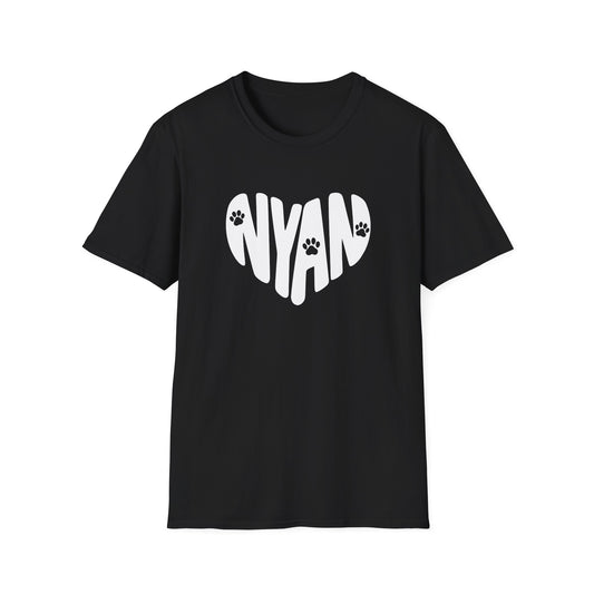 Nyan Heart - Cute Cat Lover Tee