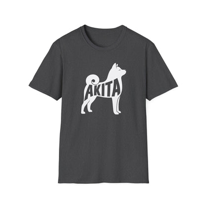 Akita Dog Breed Japanese Anime Lover Silhouette T-Shirt