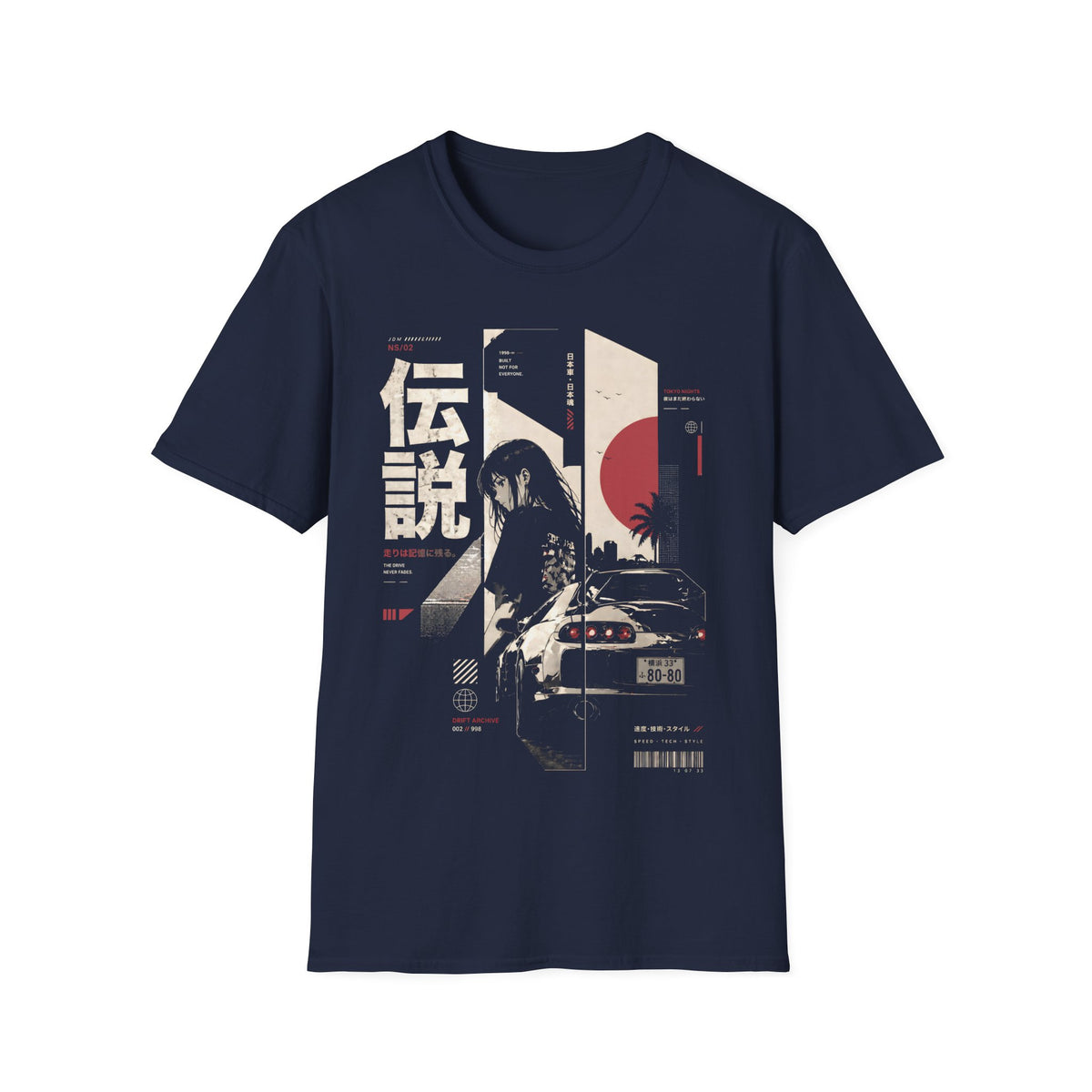 Tokyo Nights - JDM Anime Japanese Car Shirt