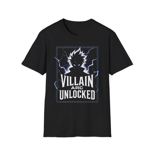 Villain Arc Unlocked Lightning Frame Anime Style T-Shirt