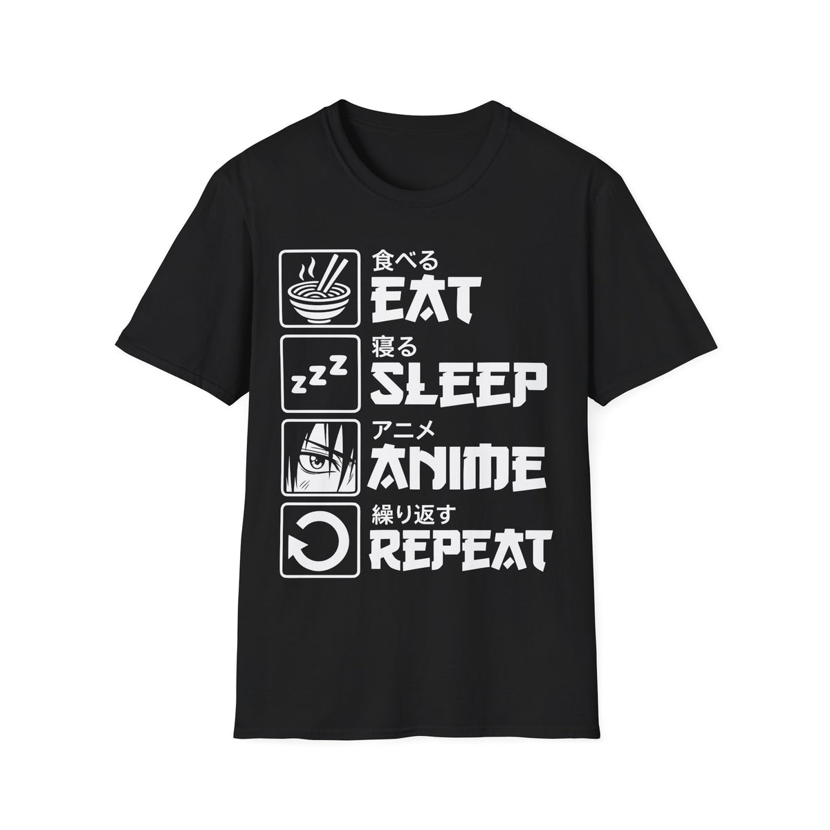 Anime Eat Sleep Repeat T-Shirt