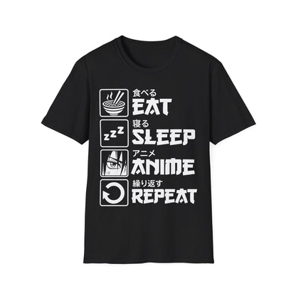 Anime Eat Sleep Repeat T-Shirt