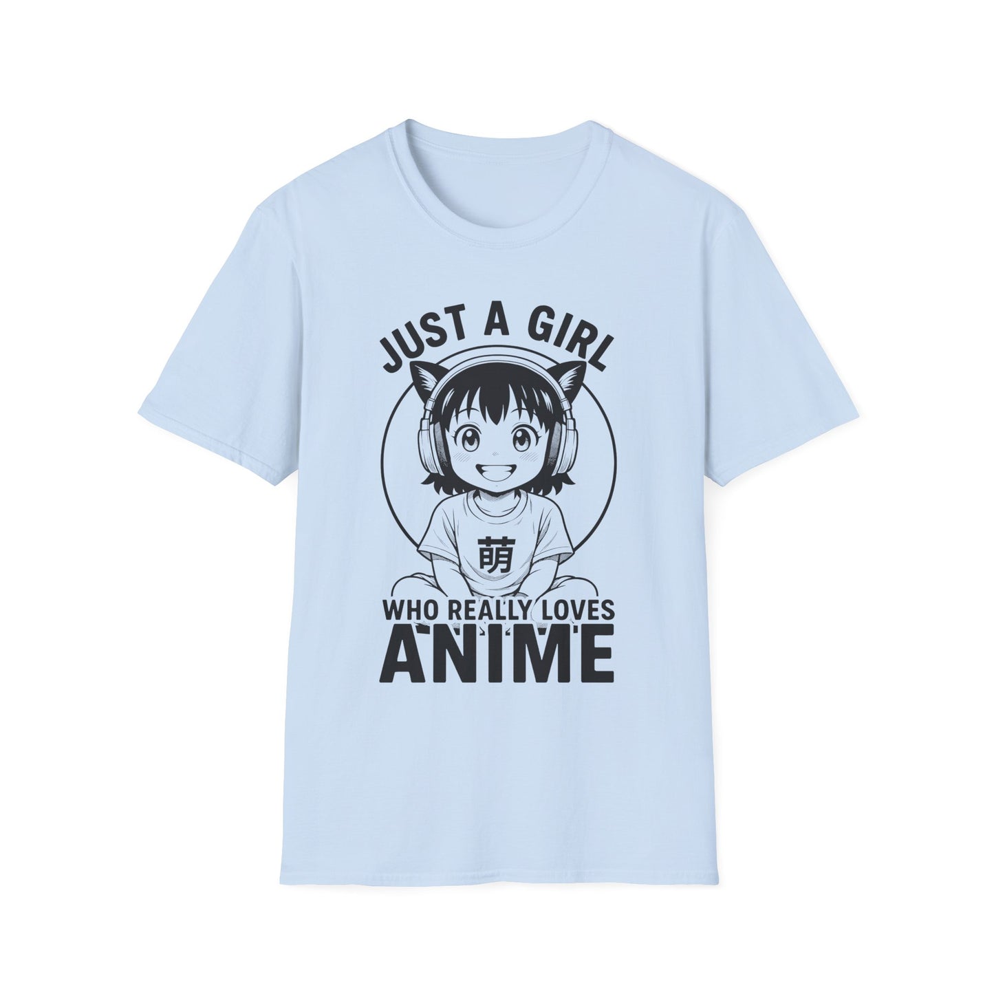 Just A Girl Anime Lover Japan Manga Fan Aesthetic T-Shirt