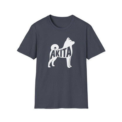 Akita Dog Breed Japanese Anime Lover Silhouette T-Shirt