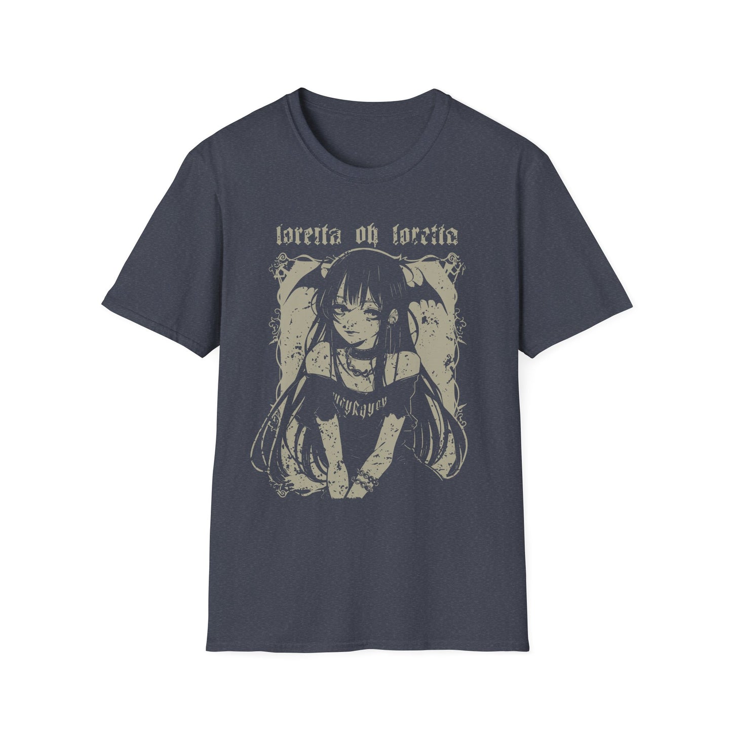 Loretta Oh Loretta Gothic Style Anime Girl Aesthetic T-Shirt