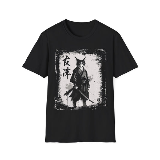 Cat Samurai Warrior - Japanese Martial Arts Shirt