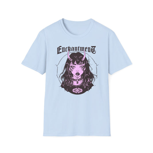 Enchantment Anime Girl Graphic Occult Design Otaku Streetwear T-Shirt