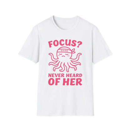 Focus - Funny Japanese Octopus T-Shirt