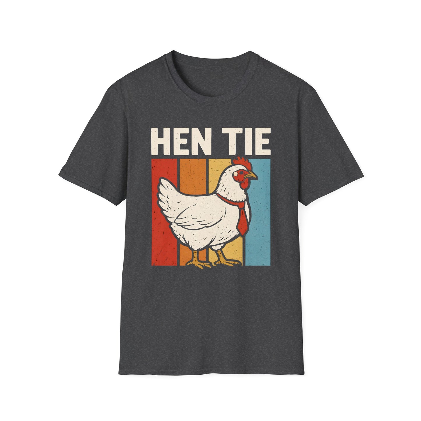 Hen Tie Funny Pun Japanese Inspired Design Graphic T-Shirt