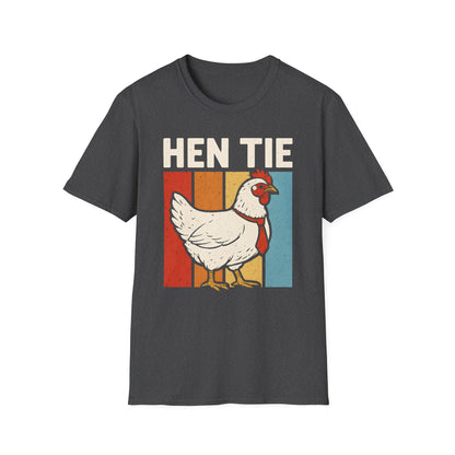 Hen Tie Funny Pun Japanese Inspired Design Graphic T-Shirt